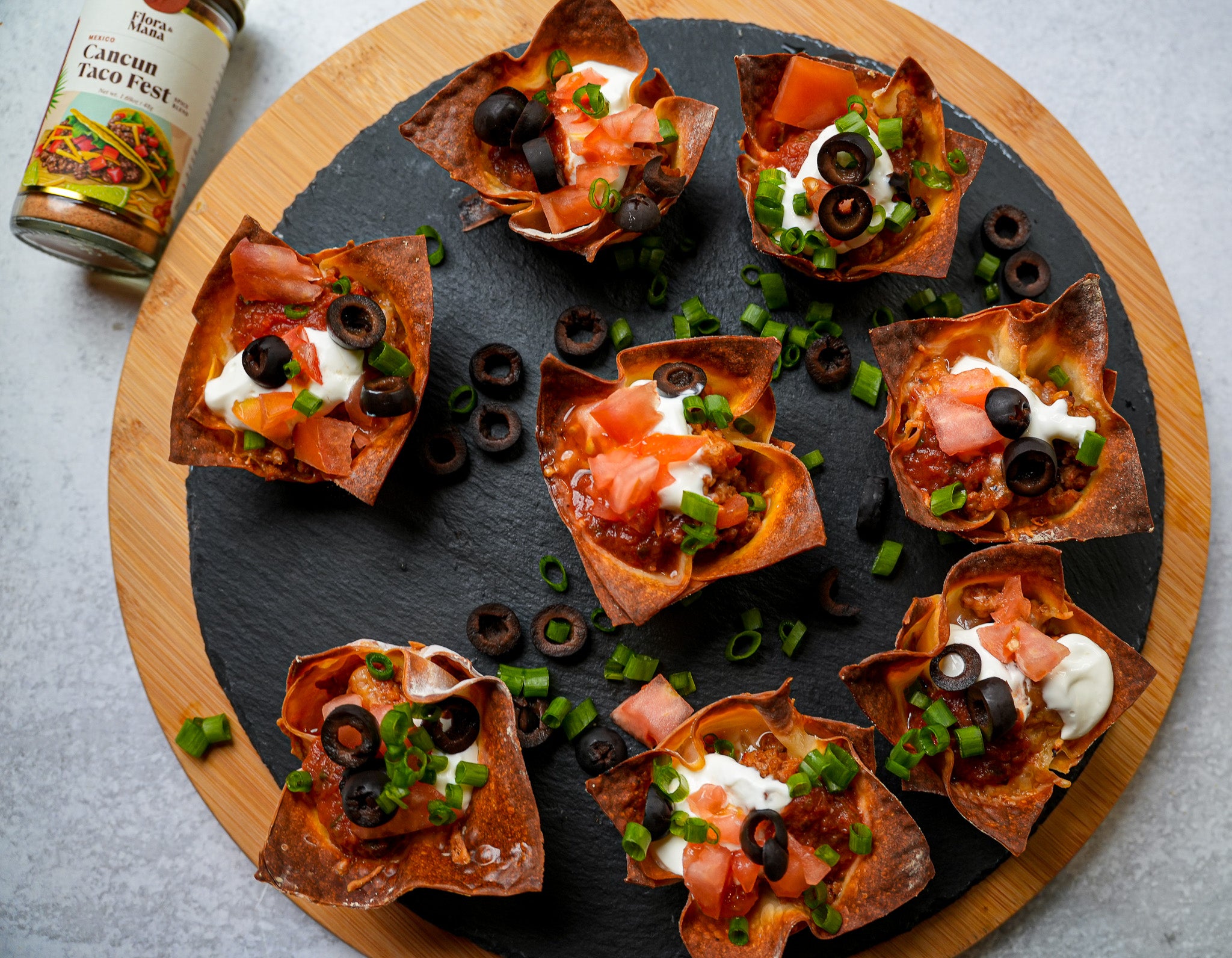 Mini Crunchy Taco Cups